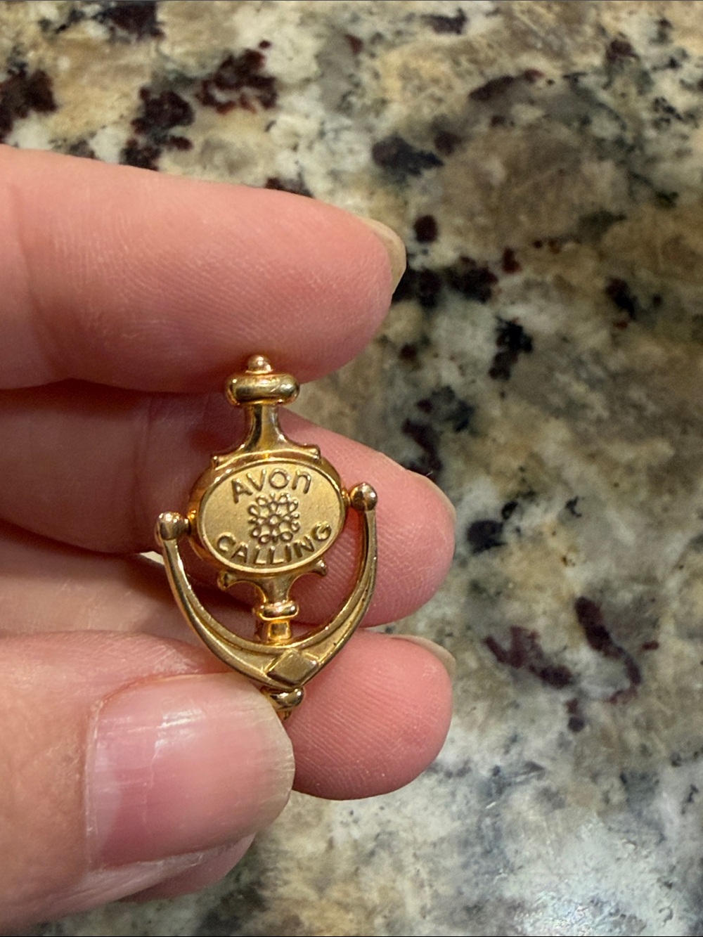 Avon Gold-tone Door Knocker Pin